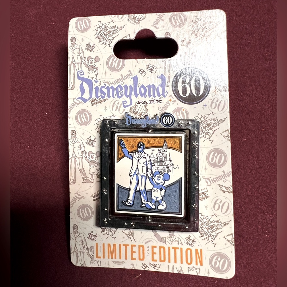 Disney 'The Happiest Place on Earth' Pin - 60th Anniversary Spinner Pin LE